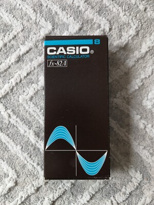 Casio FX-82A Scientific Calculator Taschenrechner Vintage 80er NEU & OVP