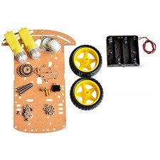 1PCS 2WD Smart Robot Car Kit/Speed encoder Battery Box 2 motor 1:48 for Arduino