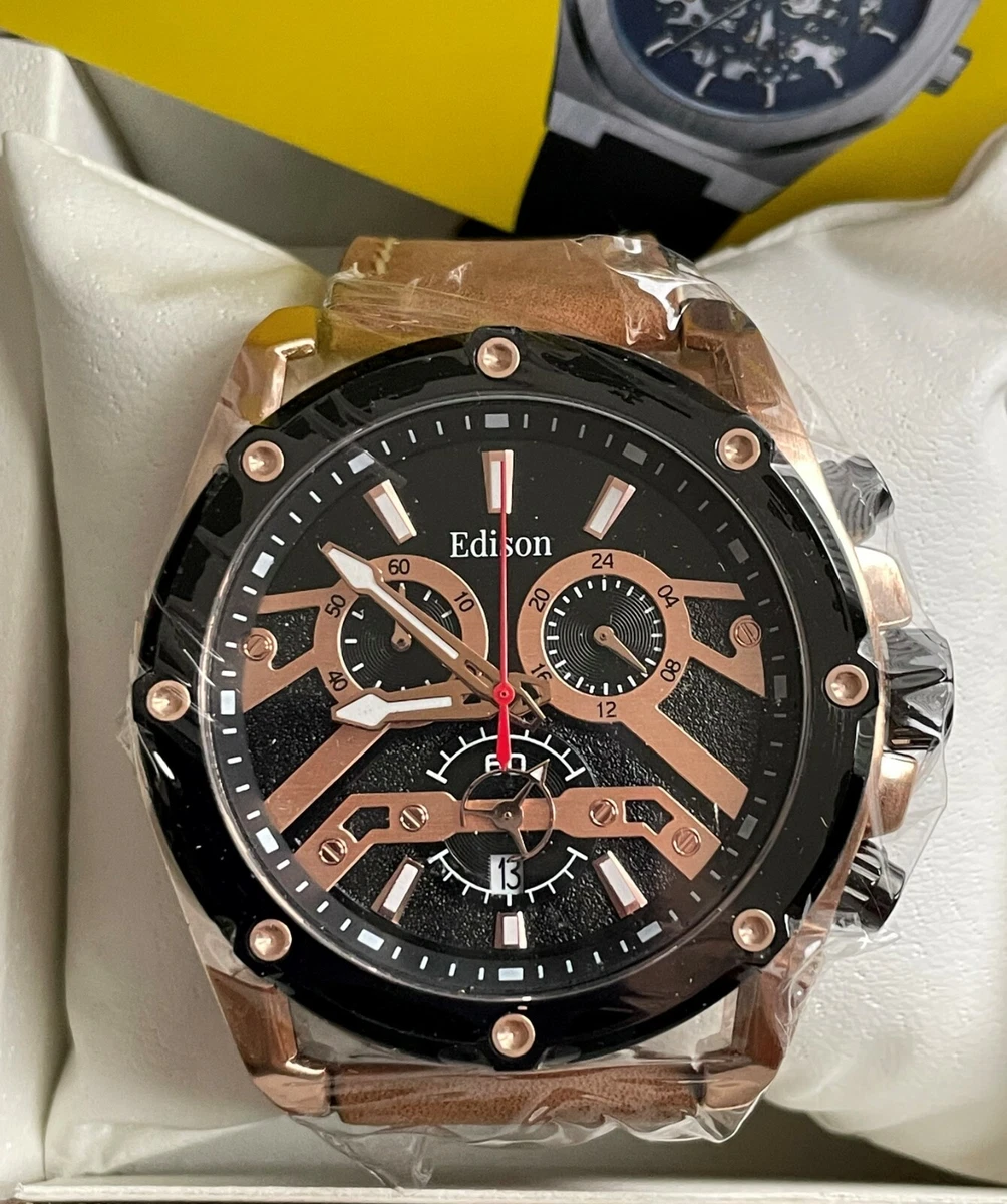 Edison hotsell men's watch