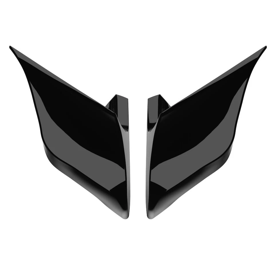 Capas laterais estendidas pretas vivas para Harley Touring Street Road 14+ - Imagem 4 de 4