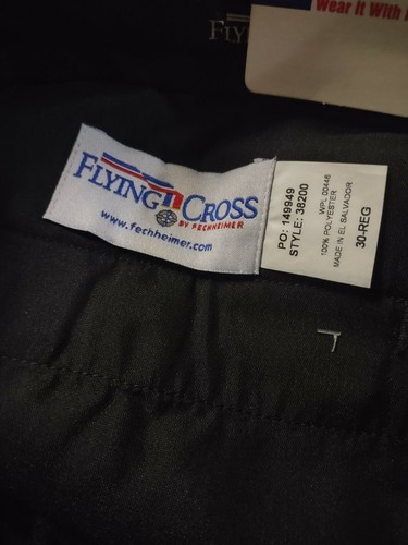 Flying Cross by Fechheimer Navy Uniform Work Pants 30 Regular Style F1 38200 - Picture 6 of 6