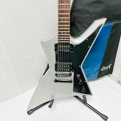 Cort Explorer VX-2X Electric Guitar Grey Used From Japan Cort Explorer VX-2X Electric Guitar Grey Used From Japan