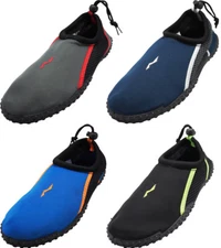 Norty Mens Water Shoes Aqua Socks Surf Yoga Exercise Pool Beach Swim Slip On NEW