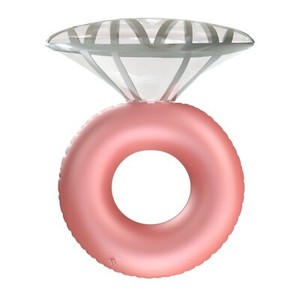 Bachelorette Diamond Ring Pool Float Pool - Beach Party Inflatable Swim Floatie 