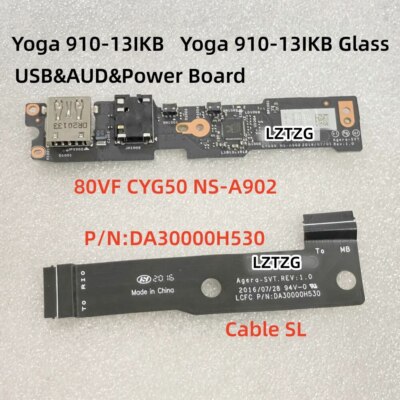 NS-A902 For Lenovo Yoga 910-13IKB 80VF USB Audio Board W/ Cable