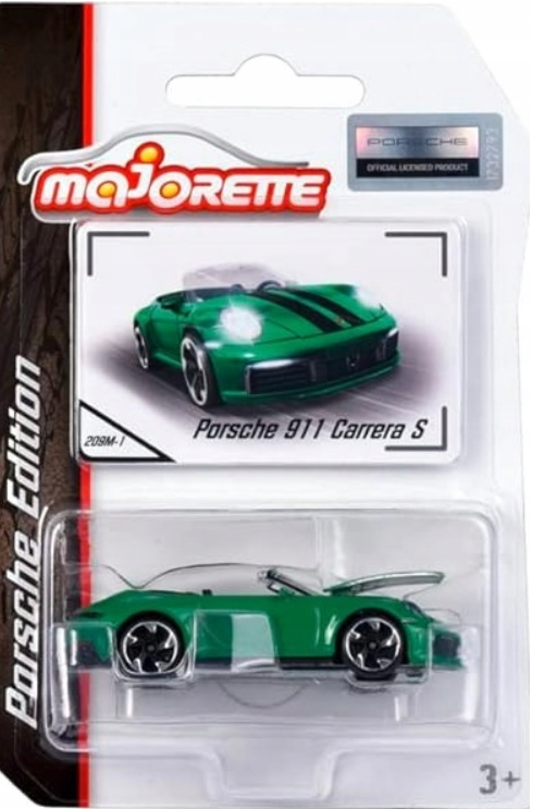 Porsche 911 Carrera S Car Model Toy Diecast 1:64 Scale Majorette Porsche Edition