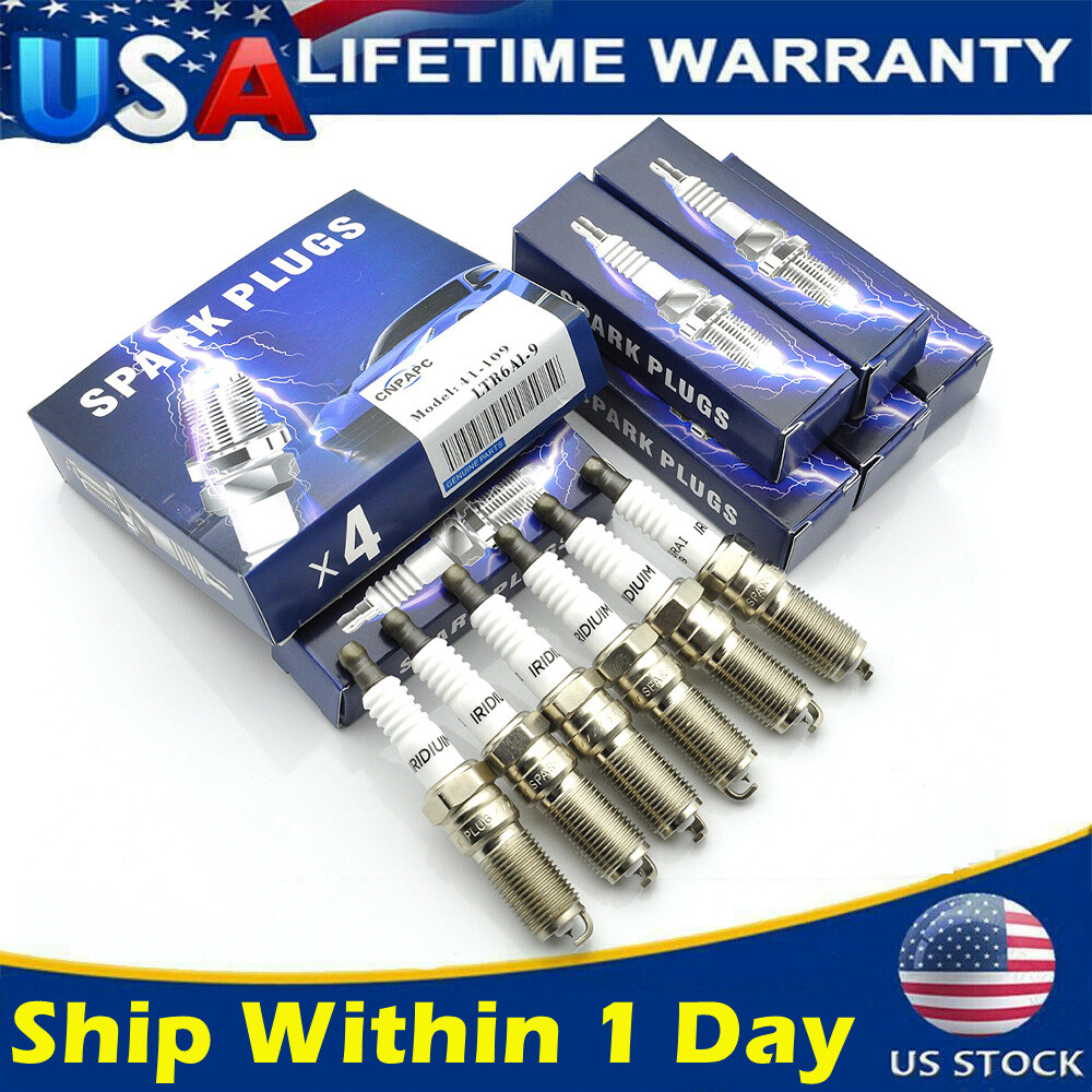 6Pack Real Iridium Spark Plugs 41-109 12622561 For Buick Cadillac Chevrolet 3.6L