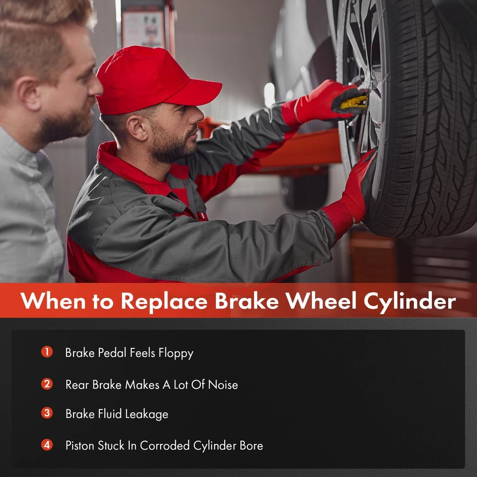 2xRear Side Drum Brake Wheel Cylinder for Ford F-150 F-250 LTD Victoria Ranchero - Image 2 of 4