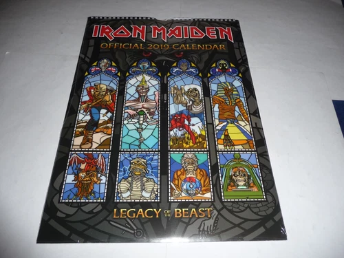 Iron Maiden (Héritage de la Bête) - Calendrier officiel 2019 (Danilo) SCELLÉ