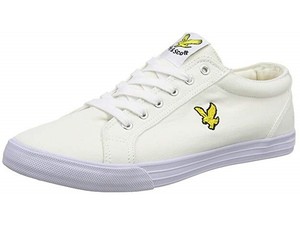 lyle and scott canvas trainers
