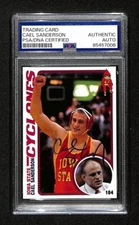 Cael Sanderson Signed 2019 Custom Rookie Card #21 Iowa State PSA/DNA 195156