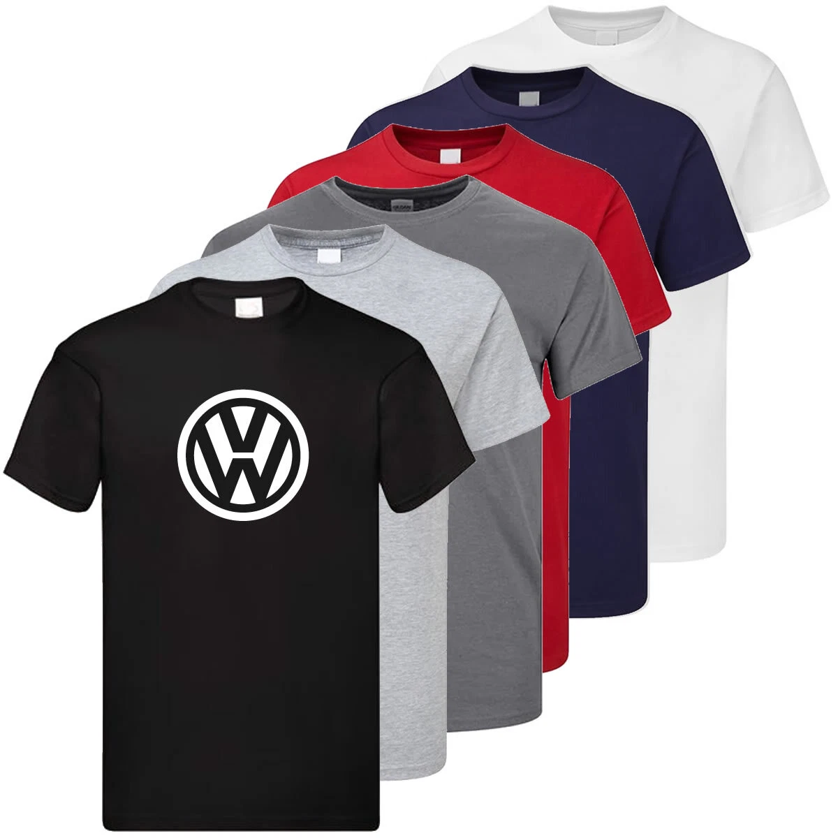 Volkswagen Car Logo T shirt VW transporter Racing Gift Mens Kids Ldies Top Xmas