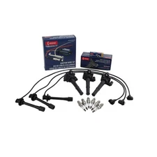 Denso 3 Ignition Coils Wire Set 6 U-Groove Spark Plugs Kit For Toyota 3.4 V6