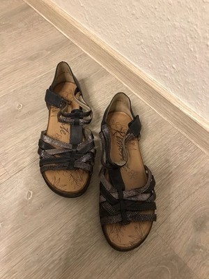 Remonte Damen Sandalen Größe 39 dunkelblau mit silber