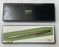 Vintage Cross Century 1/20 12kt Gold Filled Pen With Box
