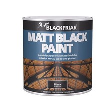 Image of Blackfriar Matt Black Paint 250ml BKFMB250