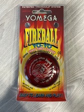 Vintage Yomega Yo-Yo Corp MADE IN USA Fireball High Performance Yo-Yo Red New