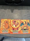 Topps Charizard Charmeleon & Charmander Pokemon Cards 1999 Non Holo Set
