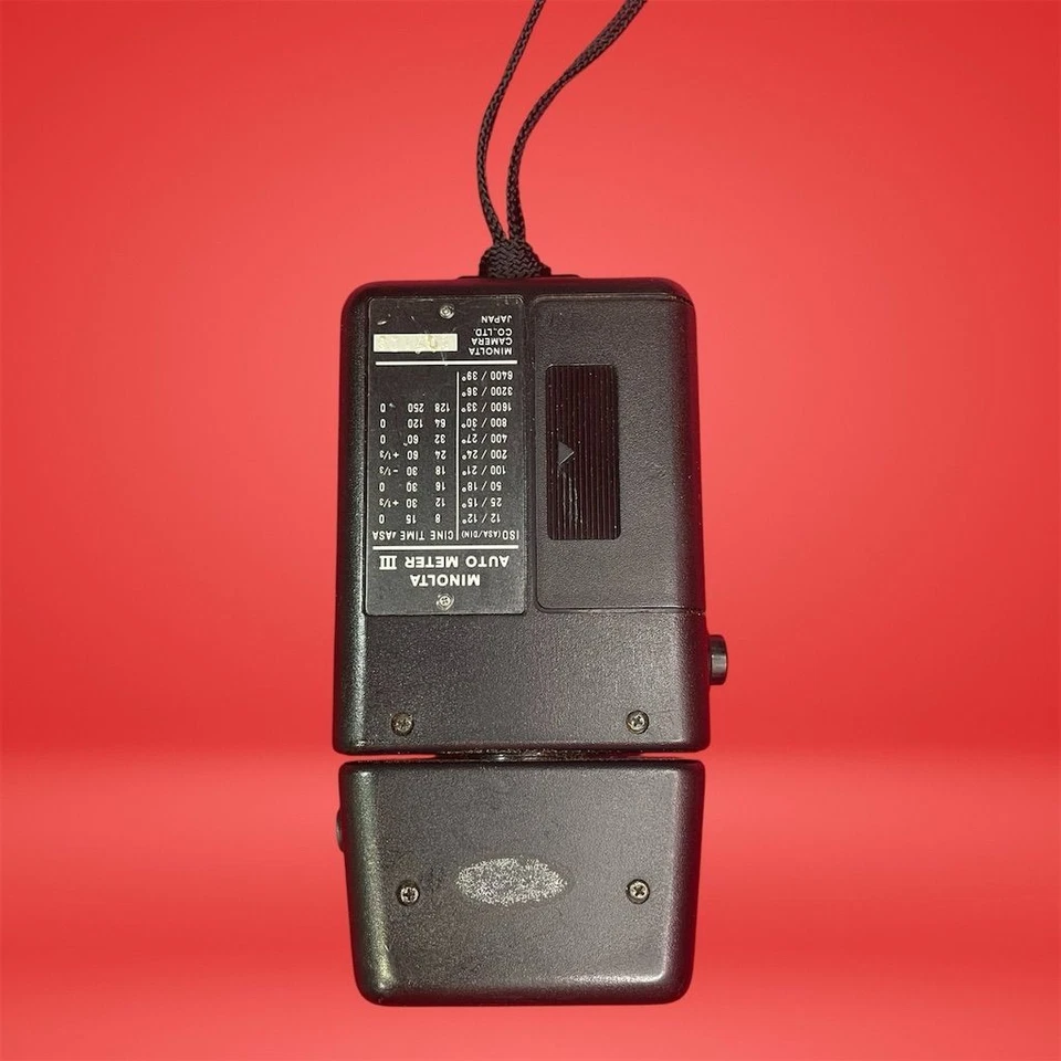 Medidor automático Minolta III medidor de luz pantalla digital luz ambiental Foto 2 de 4