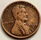 1928-S Lincoln Wheat Cent Penny San Francisco Circulated Fine BN1088
