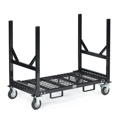 TITAN DISTRIBUTORS INC. Titan Attachments Mobile Industrial Bar Cradle Cart, Heavy-Duty Rolling Platform