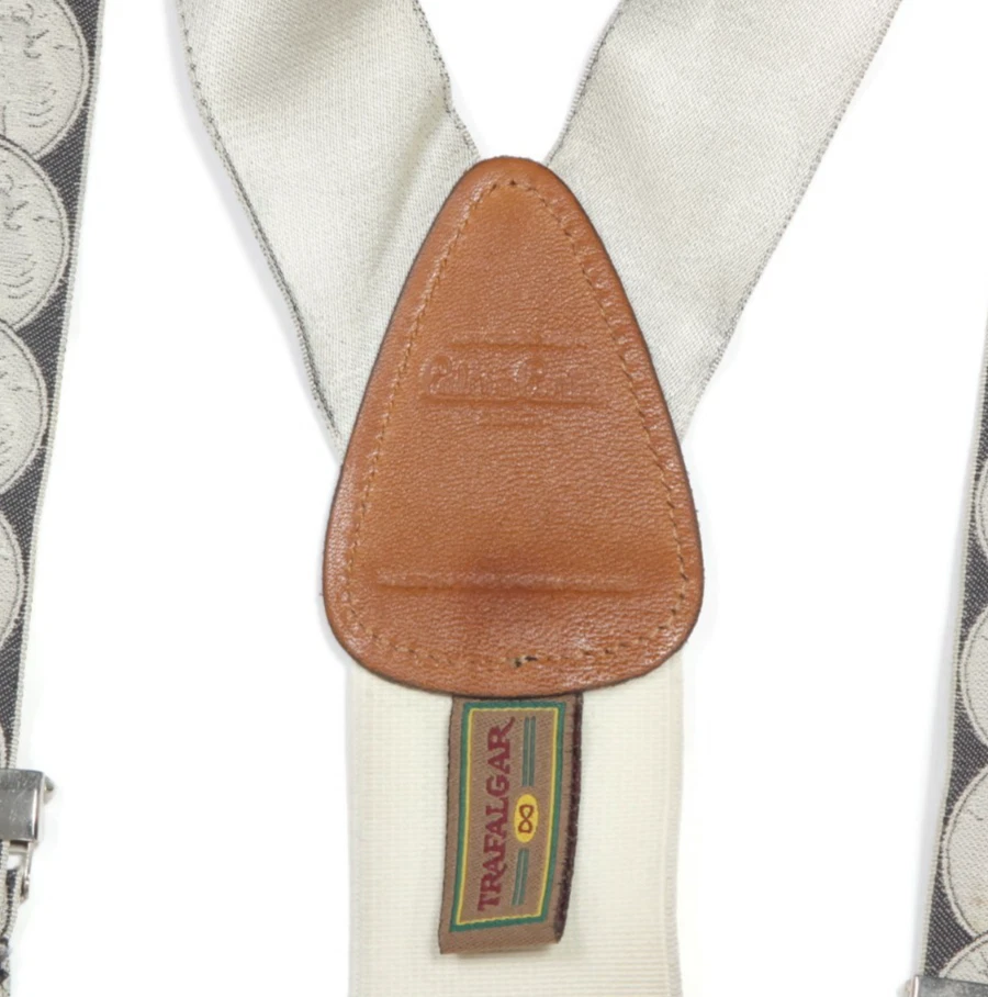 Monedas de dólar de plata vintage Trafalgar tirantes brackets Calvin Curtis Liberty Foto 4 de 4