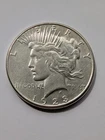 1923-S Peace Silver Dollar, 90% Silver Coin