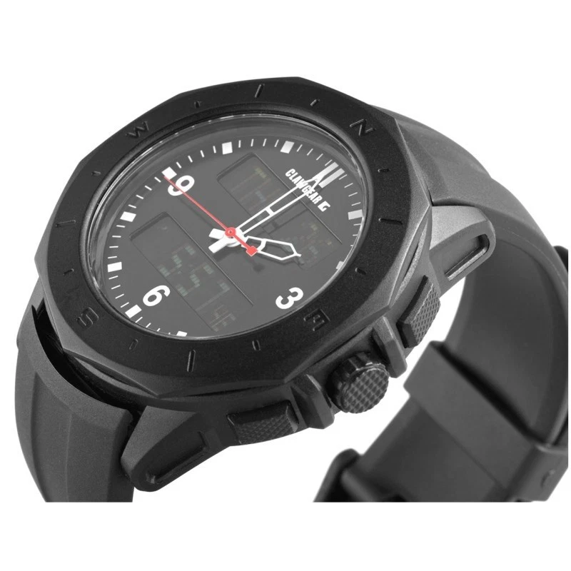 Claw Gear Orologio Dual Timer All Black Per Operatori Militari Con Bussola - Immagine 2 di 4