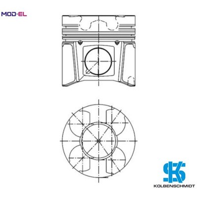 KOLBEN 40079600 STD für G9U730/720/750/724/754 2,5L G9U720/730/754/750 2,5L