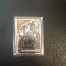 2025 Topps Museum Collection Don Mattingly Museum Frame On-Card Auto /35 Yankees