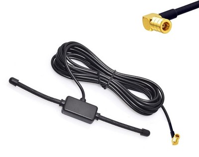 Auto Radio Scheiben Antenne DAB + Digital SMB Adapter 5m Kabel Klebe Antenne