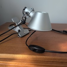 Artemide Tolomeo Micro Pinza Clip Lamp A010800 Aluminium De Lucchi Design
