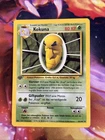 POKEMON Card BASE SET 1st Edition German KOKUNA Kakuna #33/102 Uncommon - LP