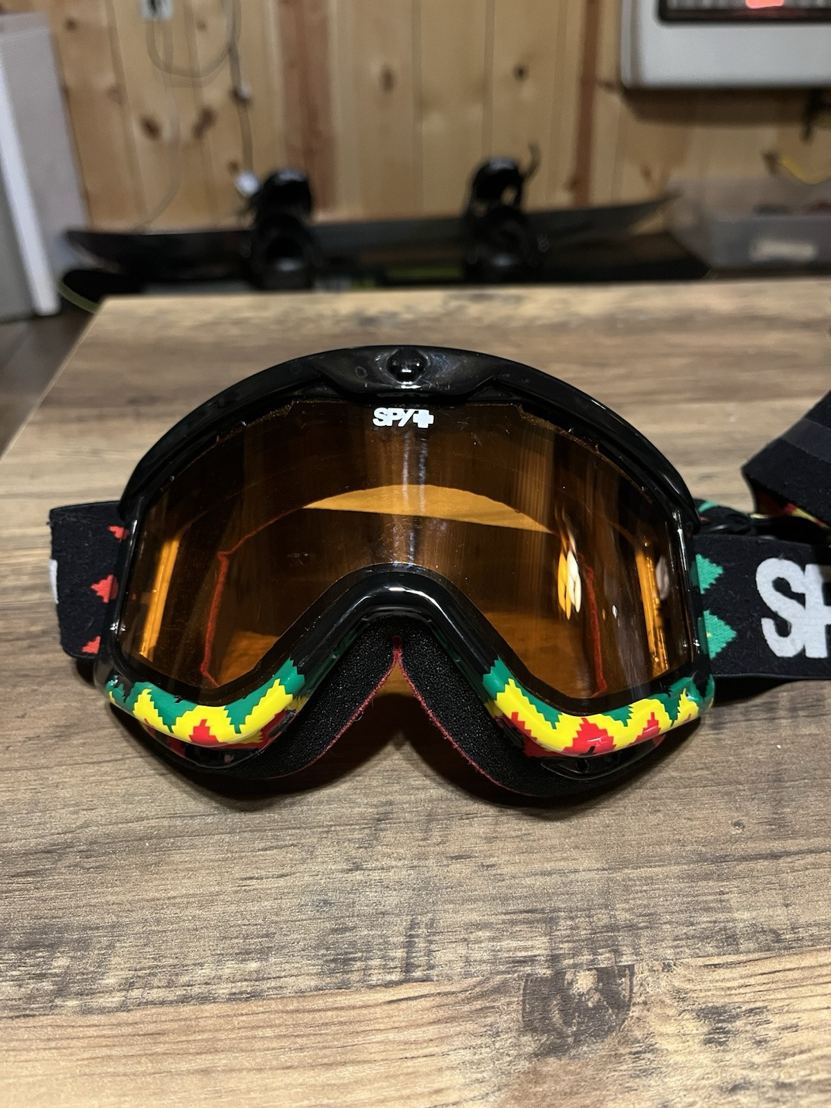 Spy Optics Snowboard Ski Goggles Winter Snow Black Red Yellow Green Frame