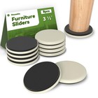 Sliders for Carpet 3-1/2", 8 PCS Furniture Movers, Heavy Duty Moving Pads, Ch...