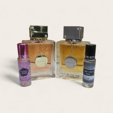Armaf Club De Nuit Women  Man 2PC Perfume Bundle 3.6oz Each  2 Free Oils Gift