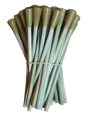 Bâtons de bouchon en bois avec cire époxy 25 pièces pour la coupe et le facet... - Photo 1/4