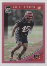 2018 Donruss Optic Rookies Pink Prizm Malik Jefferson #123 n1u