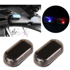 Luci di allarme finte per auto Luci di allarme fittizie antifurto Luci caricate