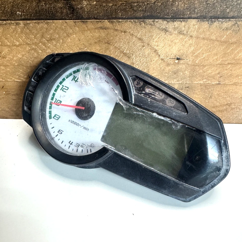 09-12 KAWASAKI NINJA ZX6R ZX600R OEM CALIBRE CLÚSTER VELOCÍMETRO TACÓMETRO Foto 2 de 4