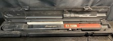 Snap-on Tools TQFR250 1/2" Drive Click Type Torque Wrench 50-250 FT Lbs w/ Case