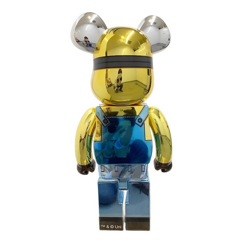 Medicom Toy BE@RBRICK Minions Dave Chrome 1000% 27.6 inch Bearbrick Figure Japan - Picture 2 of 8