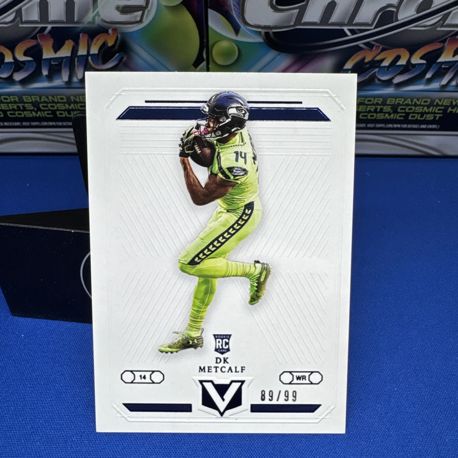 DK Metcalf Panini Chronicles Vertex #V17 Blue