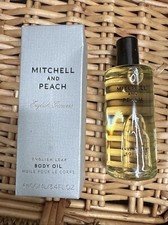NEW - Mitchell and Peach English Growers Body Oil Leaf Full Size 3.4 fl oz