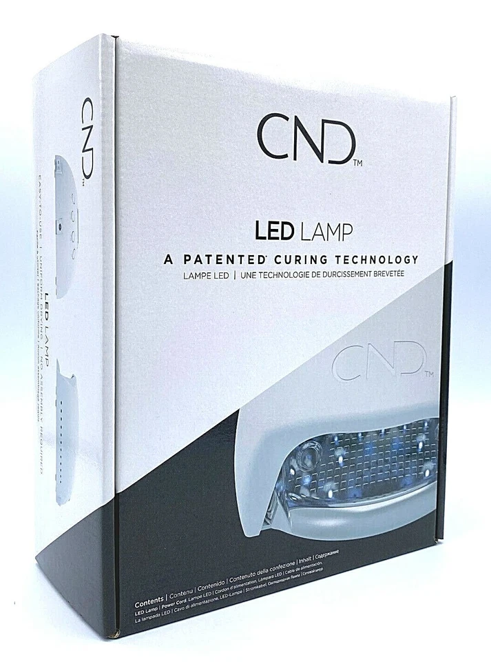 CND LUZ LED PROFESIONAL Lámpara Shellac Gel Secador de Uñas TOTALMENTE NUEVO AUTÉNTICO Foto 2 de 4