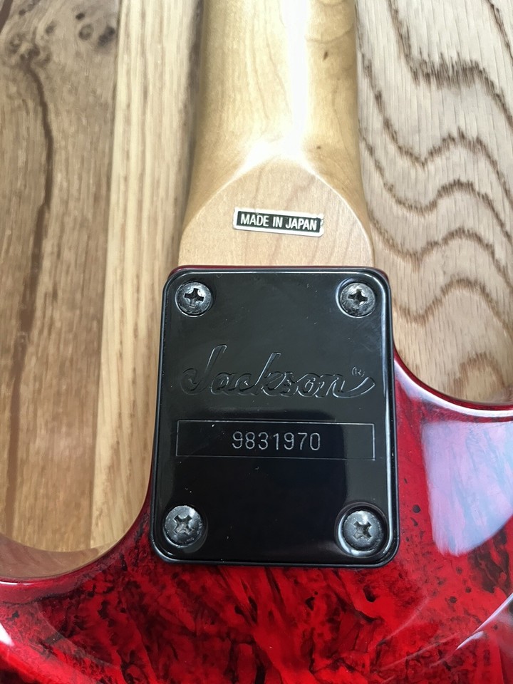 Jackson DK2 dinky electric guitar crimson swirl MIJ Japanese *RARE