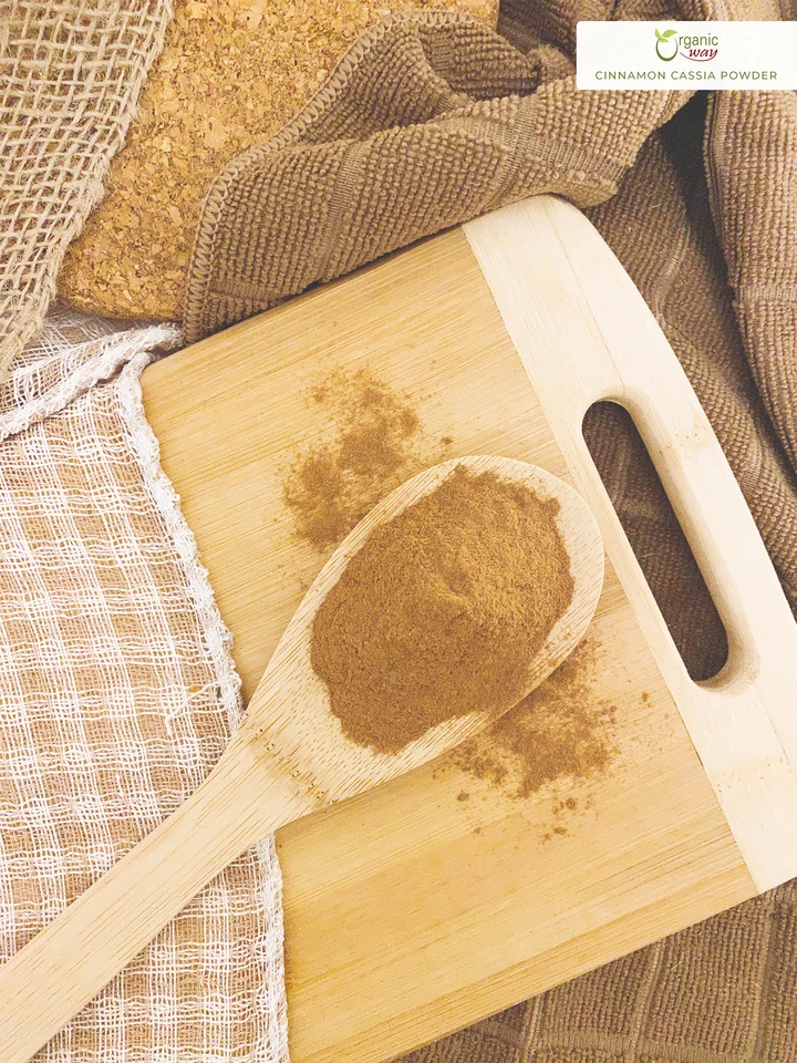 Polvo de casia de canela Organic Way - orgánico, kosher y certificado por el USDA Foto 4 de 4