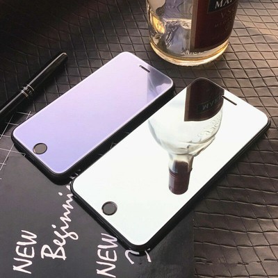 Mirror Tempered Glass Screen Protector For IPhone 15, 14, 13, 12, XS Max, 7 & More