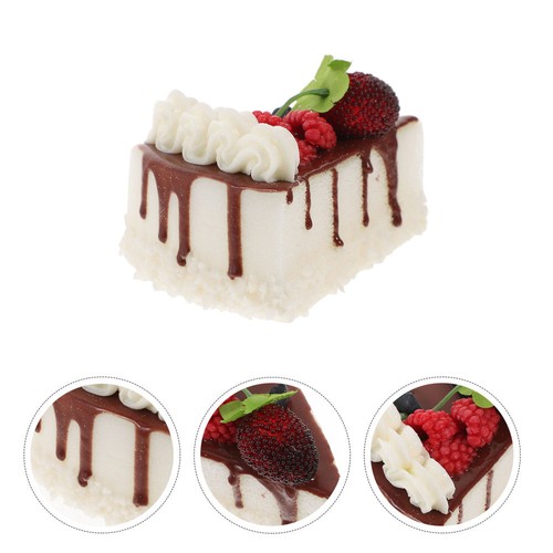 Fake Fruit Cake Decoration High Simulation for Photography Props - Zdjęcie 2 z 12