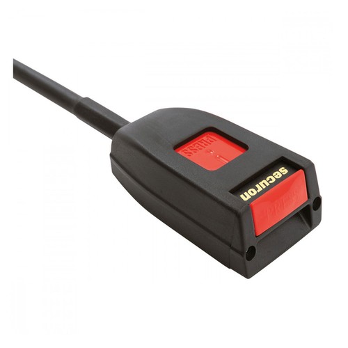Cinturón de seguridad delantero automático para sedán Reliant Rialto 1982-1996 rojo - Imagen 3 de 7